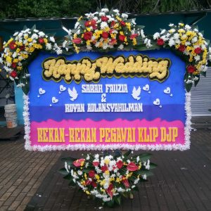 Bunga Papan Wedding 018