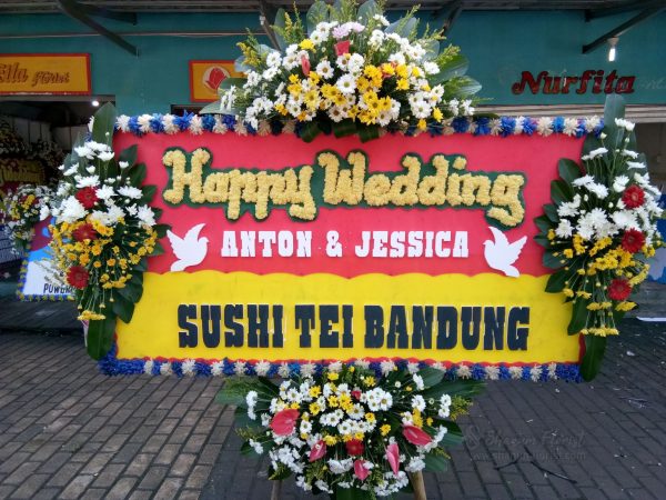Bunga Papan Wedding 021