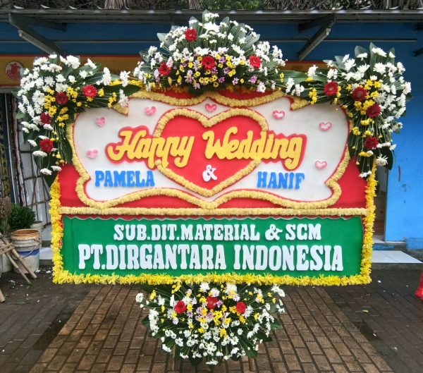 Bunga Papan Wedding 031