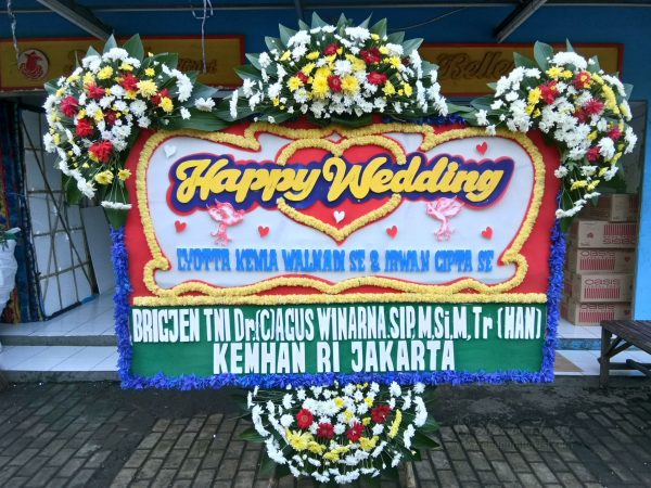 Bunga Papan Wedding 033