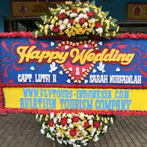 Bunga Papan Wedding 034