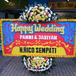 Bunga Papan Wedding 035