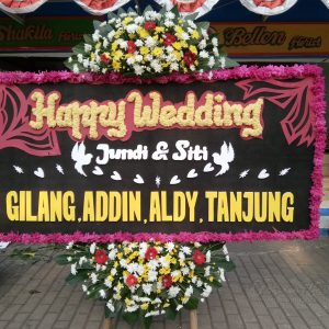 Bunga Papan Wedding 036