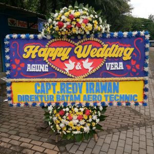 Bunga Papan Wedding 040