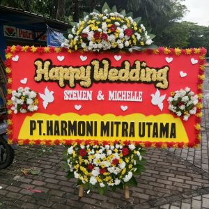 Bunga Papan Wedding 043