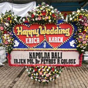 Bunga Papan Wedding 052