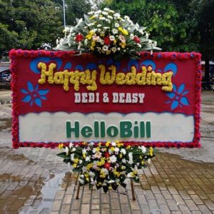 Bunga Papan Wedding 061