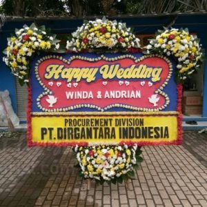 Bunga Papan Wedding 062