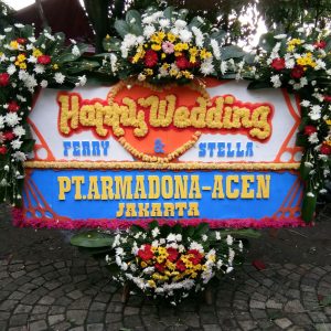 Bunga Papan Wedding 008